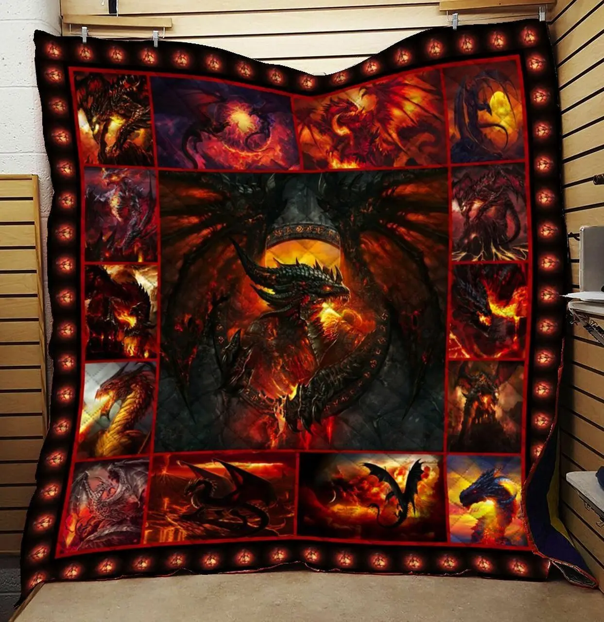 Dragon Quilt Blanket C9B250209NM and Home Decor