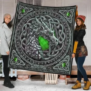 Dragon Quilt Blanket Dhc09121426Dd and Home Decor