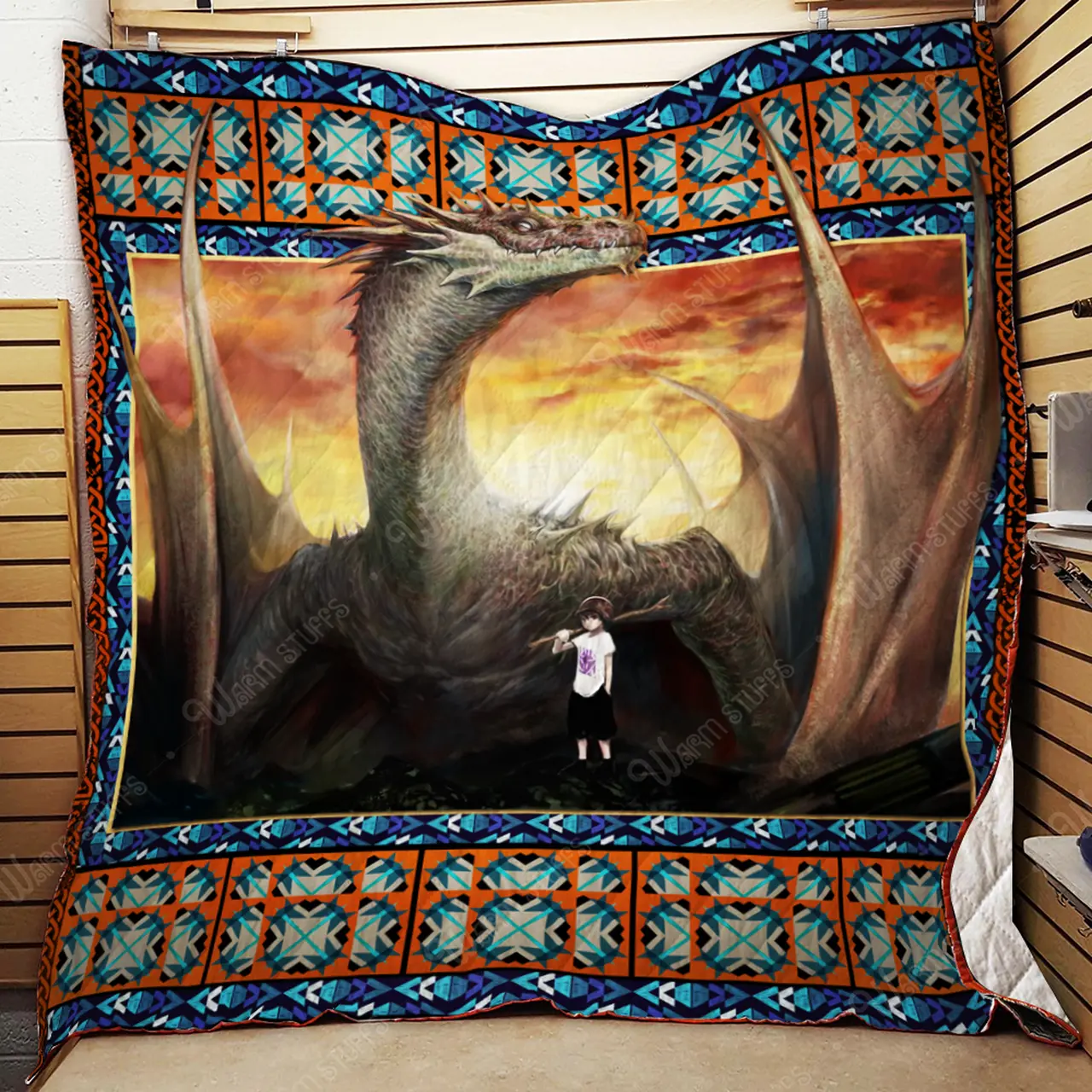 Dragon Quilt Kb84 and Home Decor