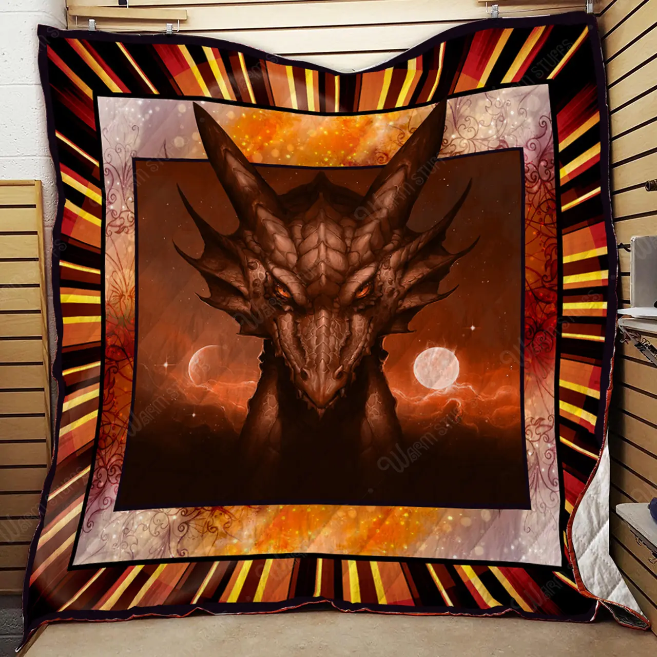 Dragon Quilt Kh8A and Home Decor