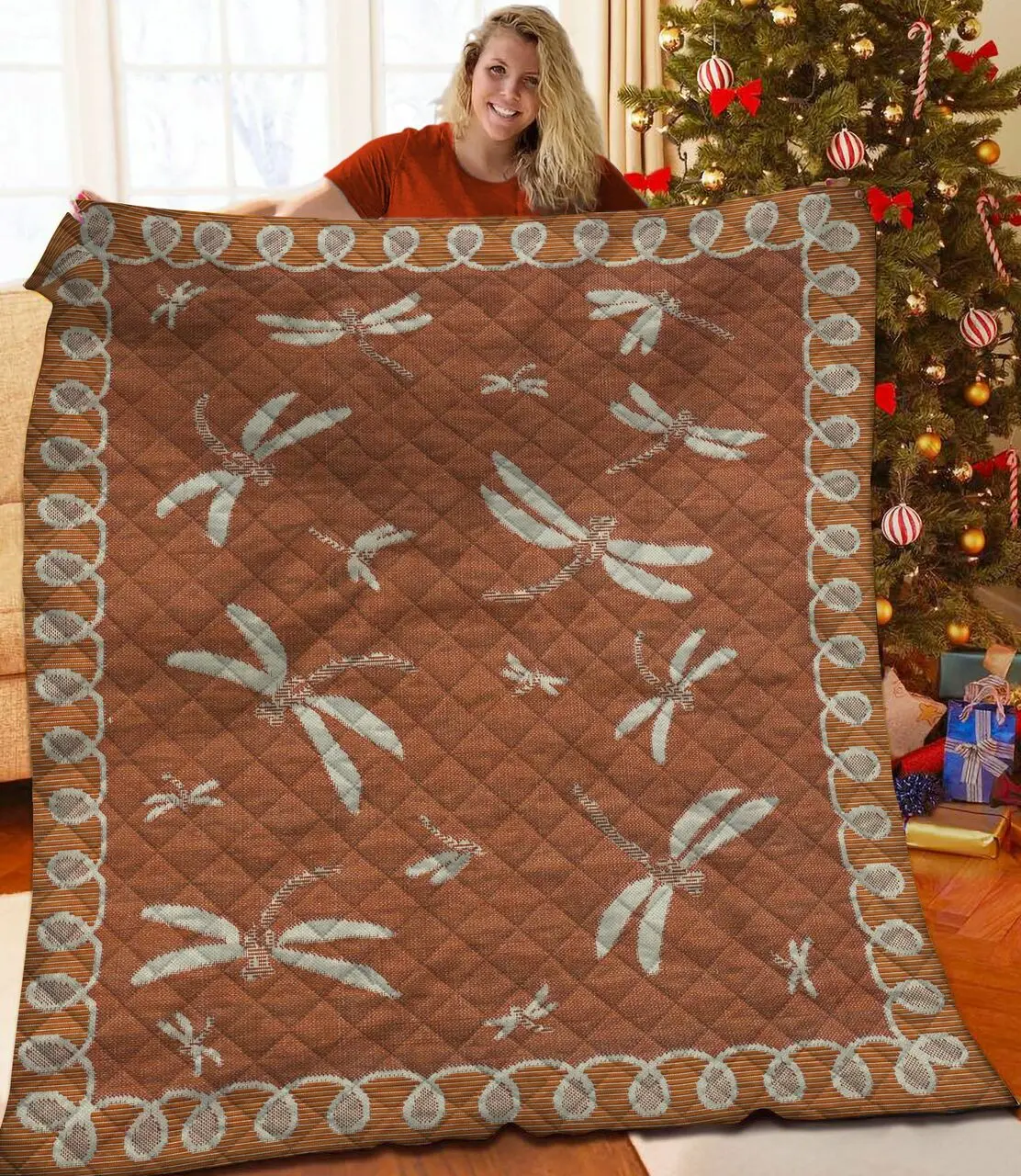 Dragon Quilt Puj and Home Decor