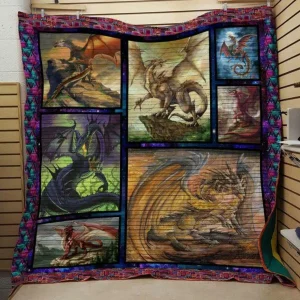Dragon Quilt V18 and Home Decor