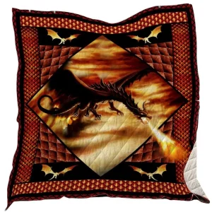 Dragon Washable Quilt 1401-06 and Home Decor