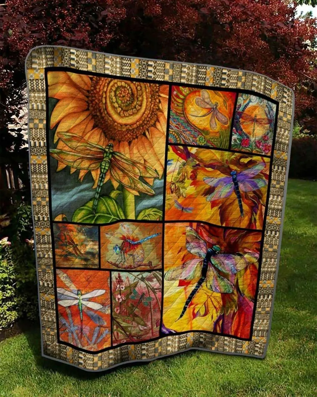 Dragonfly Ah Quilt Derqza and Home Decor