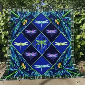 Dragonfly D010754 Quilt Blanket and Home Decor