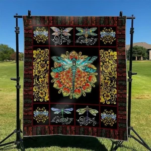 Dragonfly Dtc2410177 Quilt Blanket and Home Decor
