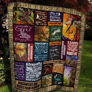 Dragonfly Girl Quilt and Home Decor