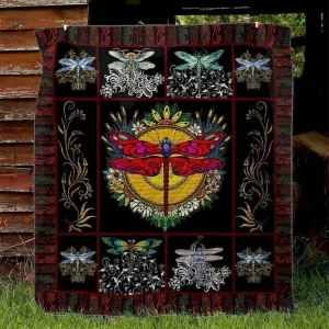 Dragonfly Ml130519 Quilt Blanket and Home Decor