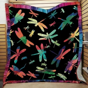 Dragonfly Quilt Blanket ABC07113551 and Home Decor