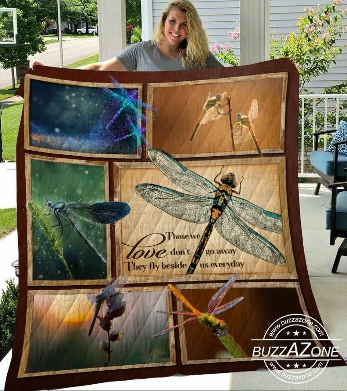 Dragonfly Quilt Blanket Dhc13122620Vt and Home Decor