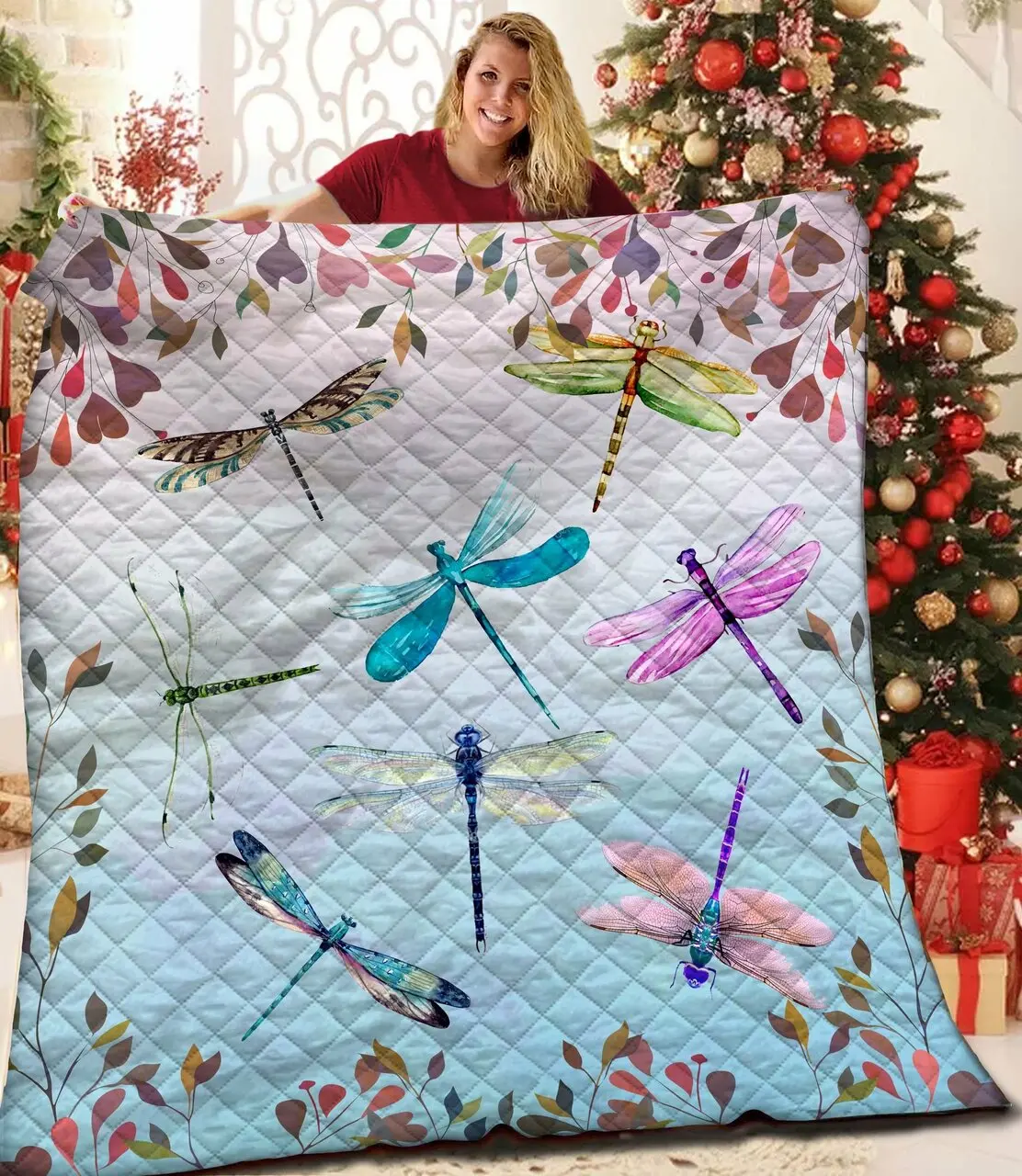 Dragonfly Quilt Nqu and Home Decor