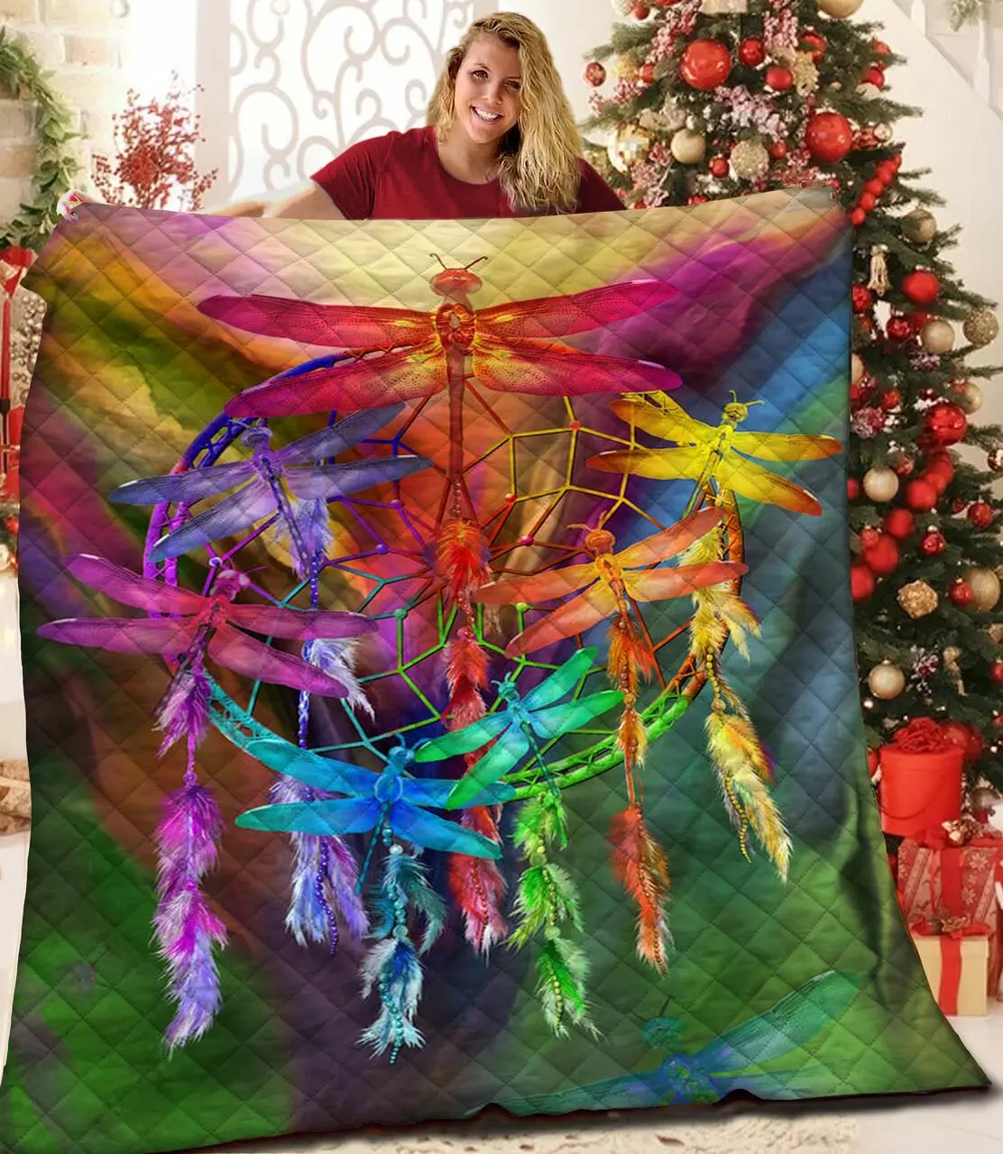 Dragonfly Quilt Odc and Home Decor