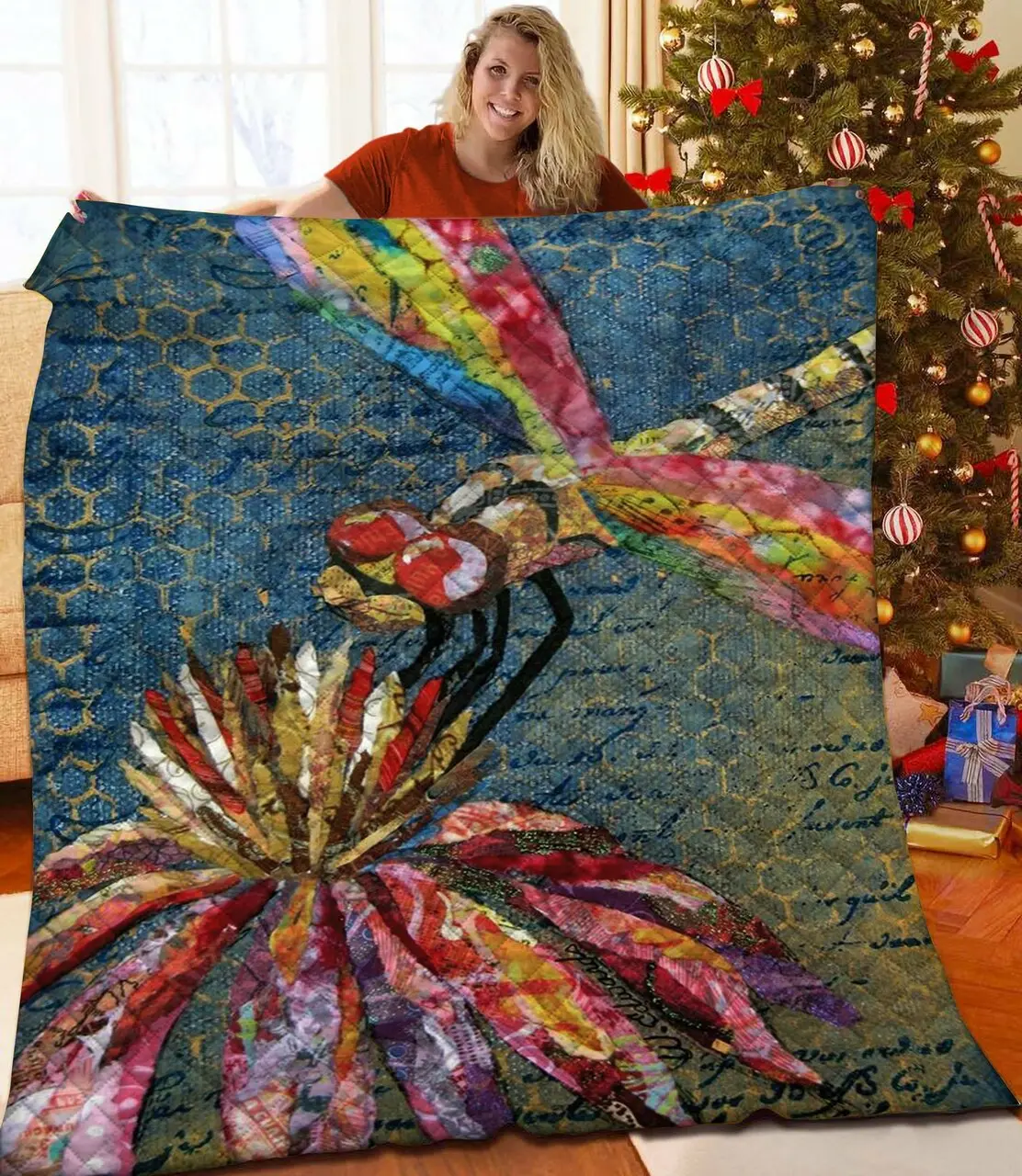 Dragonfly Quilt Oka and Home Decor
