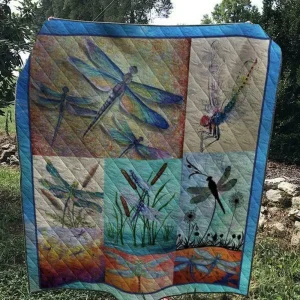 Dragonfly Quilt V4 and Home Decor