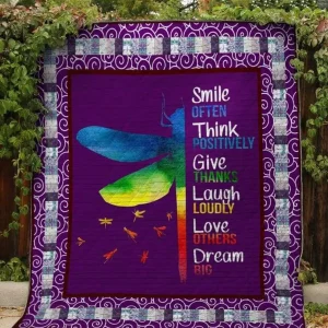 Dragonfly Smile Quilt and Home Decor