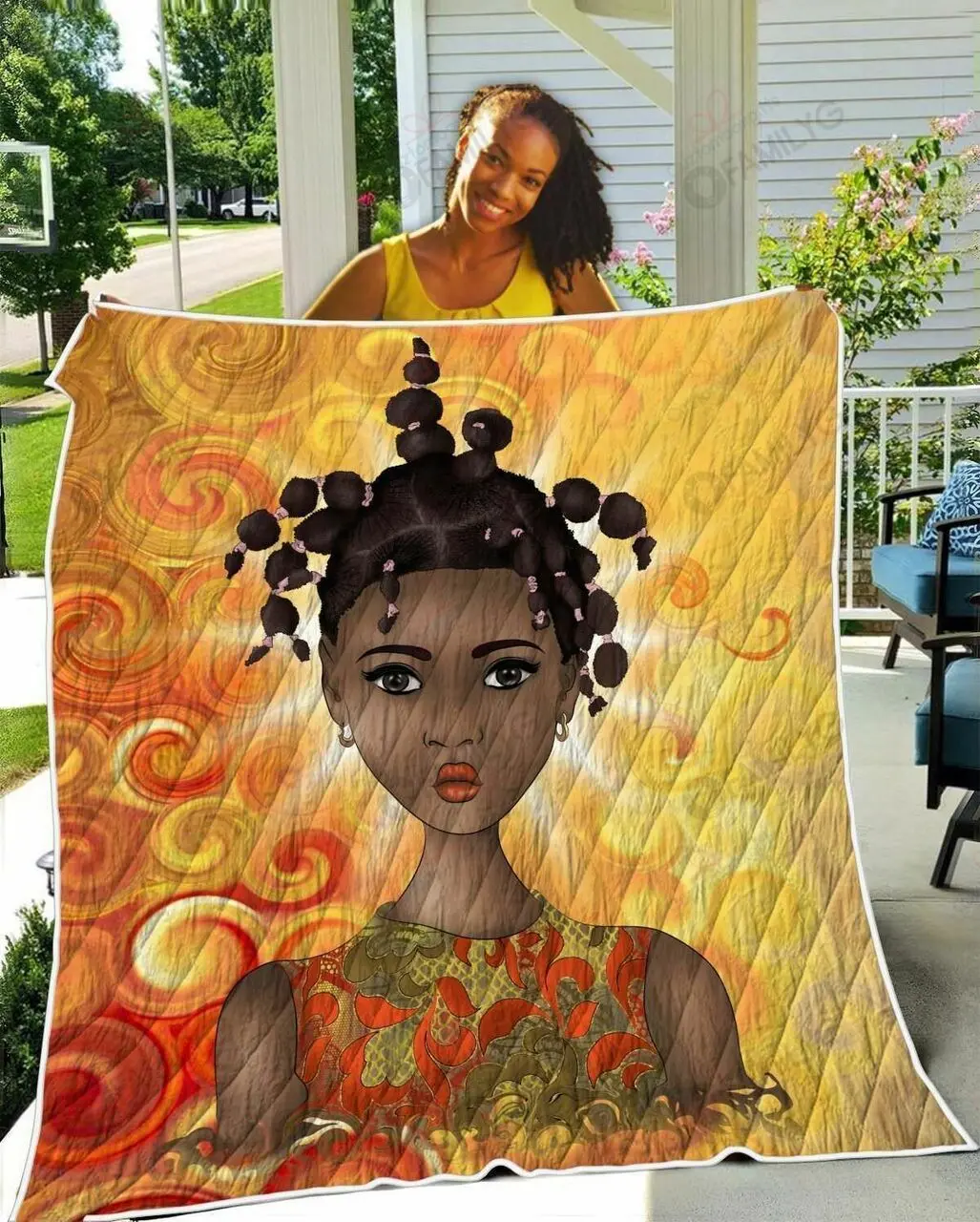Dreadlocks Baby Art TH2309187CL Quilt Blanket and Home Decor