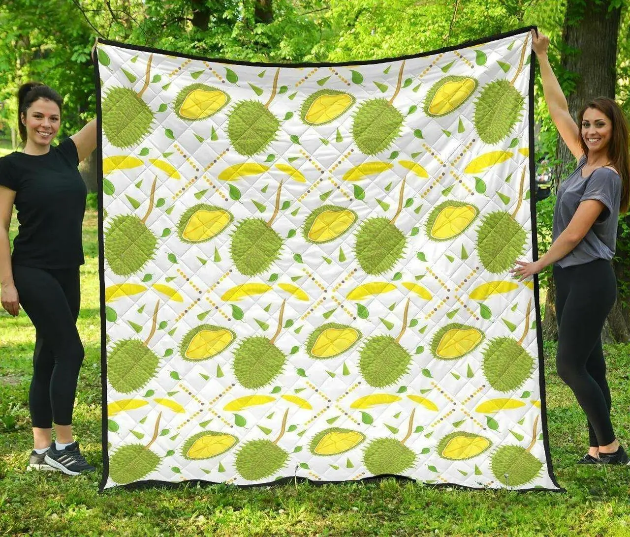 Durian Pattern Background DHCDHC DT1910 Quilt Blanket and Home Decor