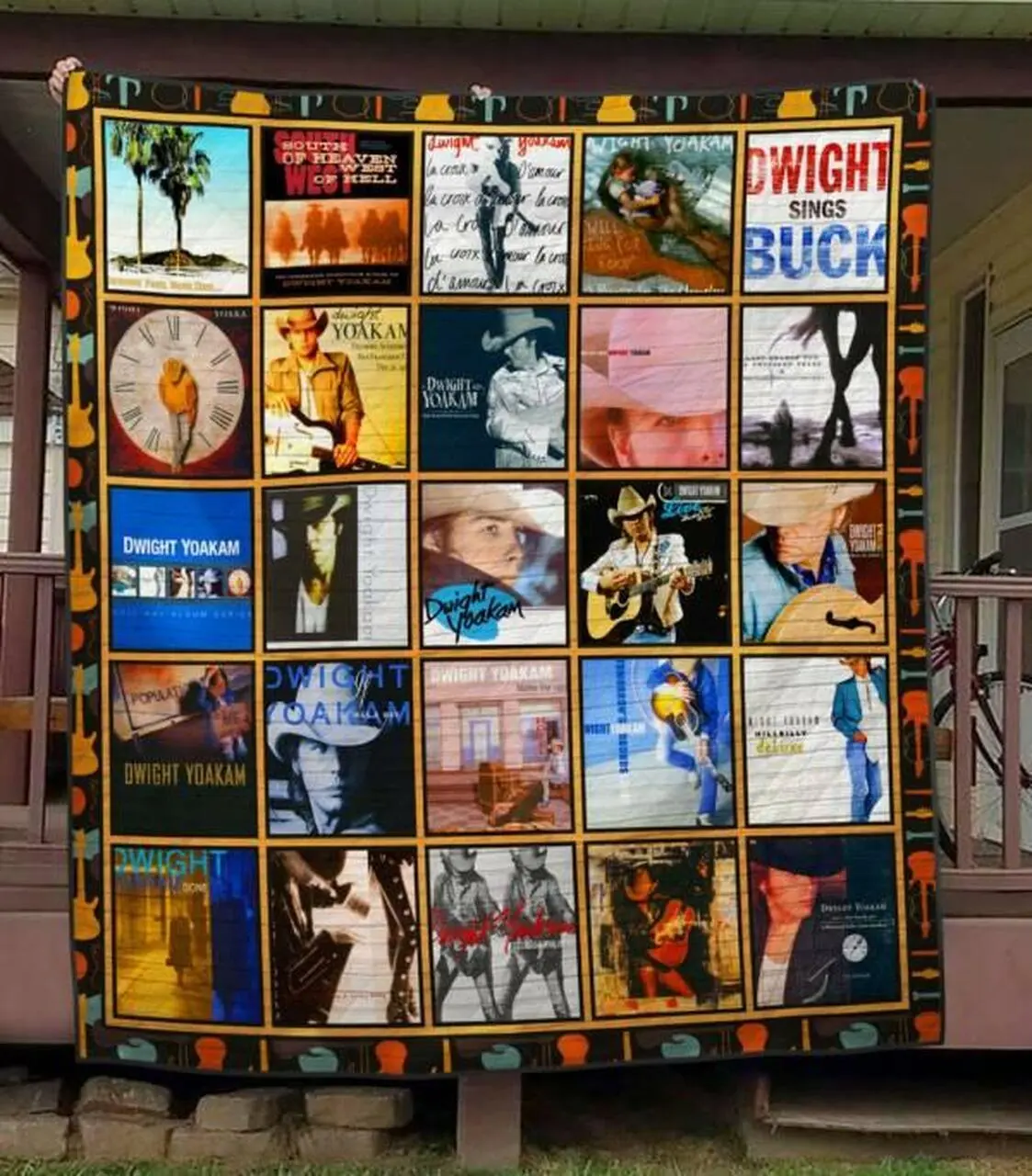 Dwight Yoakam Quilt Blanket Hvt310511 Quilt and Home Decor