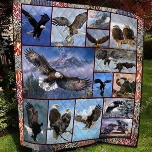 Eagle Blanket Dql-Qdt0004 Quilt and Home Decor