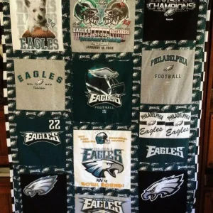 Eagles Quilt Blanket Lv01 Quilt and Home Decor