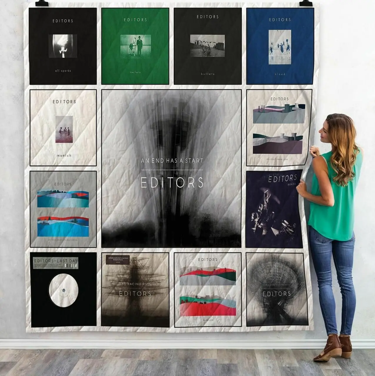 Editors Singles Quilt Blanket 02 and Home Decor