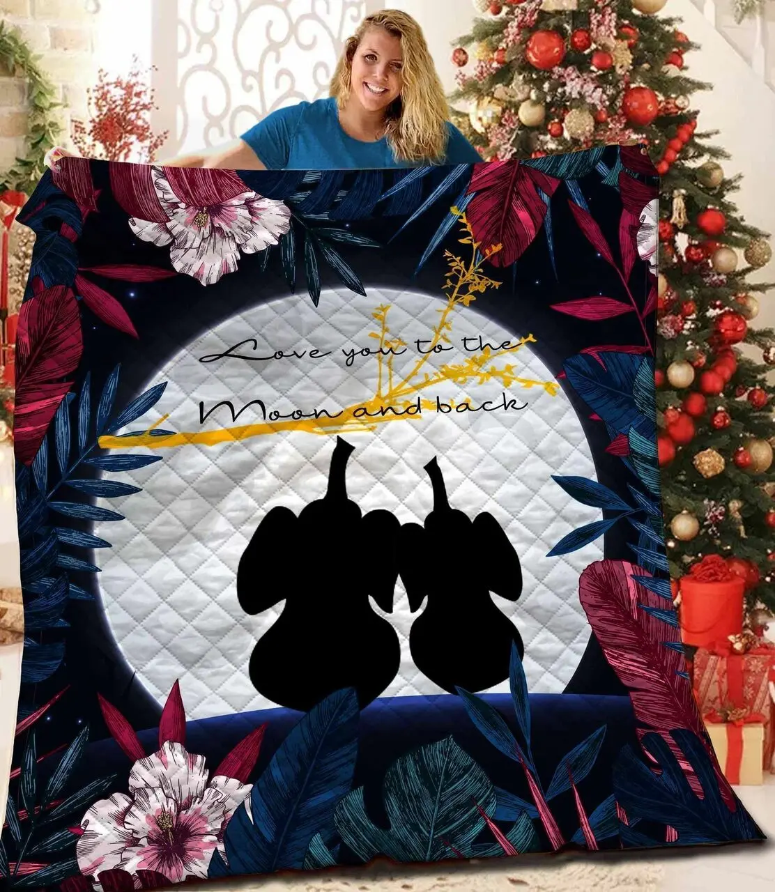 Elephant Bigger 3D Customized Quilt and Home Decor