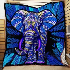 Elephant Cla0810163Q Quilt Blanket and Home Decor