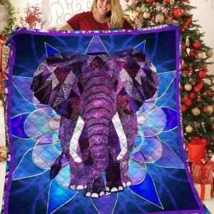 Elephant Cla1412072Q Quilt Blanket and Home Decor