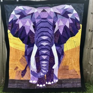 Elephant Cla1510111Q Quilt Blanket and Home Decor