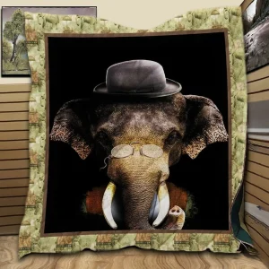 Elephant Classy LK58 NTTH011298 3D Customized Quilt and Home Decor