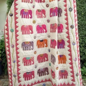 Elephant Clm1410036 Quilt Blanket and Home Decor