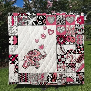 Elephant Dream Big Customize Quilt Blanket and Home Decor