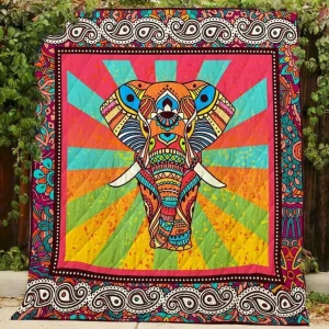Elephant Hur Quilt bc and Home Decor