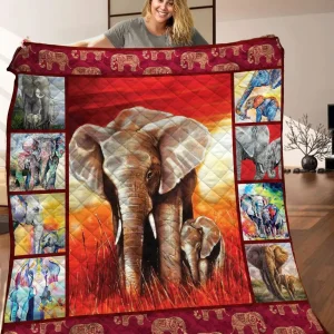 Elephant Quilt Blanket C9B240308TA and Home Decor