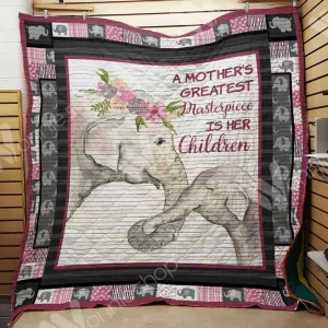 Elephant Quilt Blanket Dhc1102646Td and Home Decor
