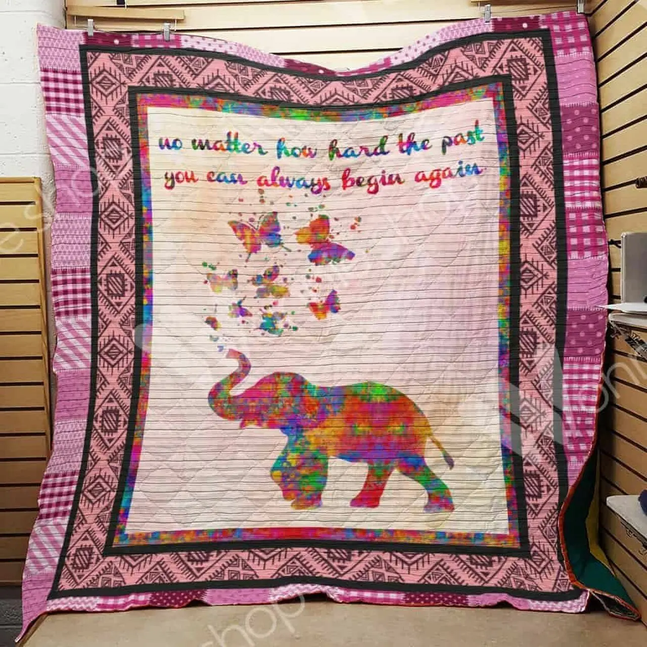 Elephant Quilt Blanket Dhc1102773Td and Home Decor
