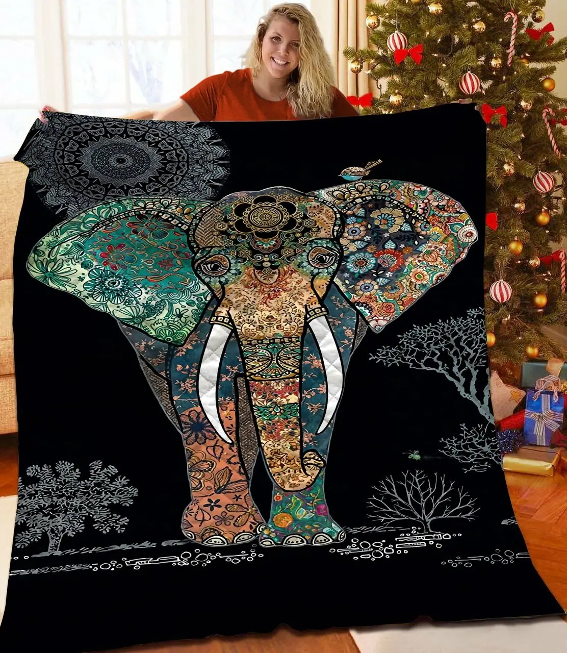 Elephant Quilt Kyp and Home Decor