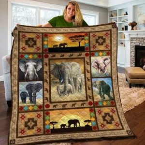 Elephant Quilt Paj and Home Decor