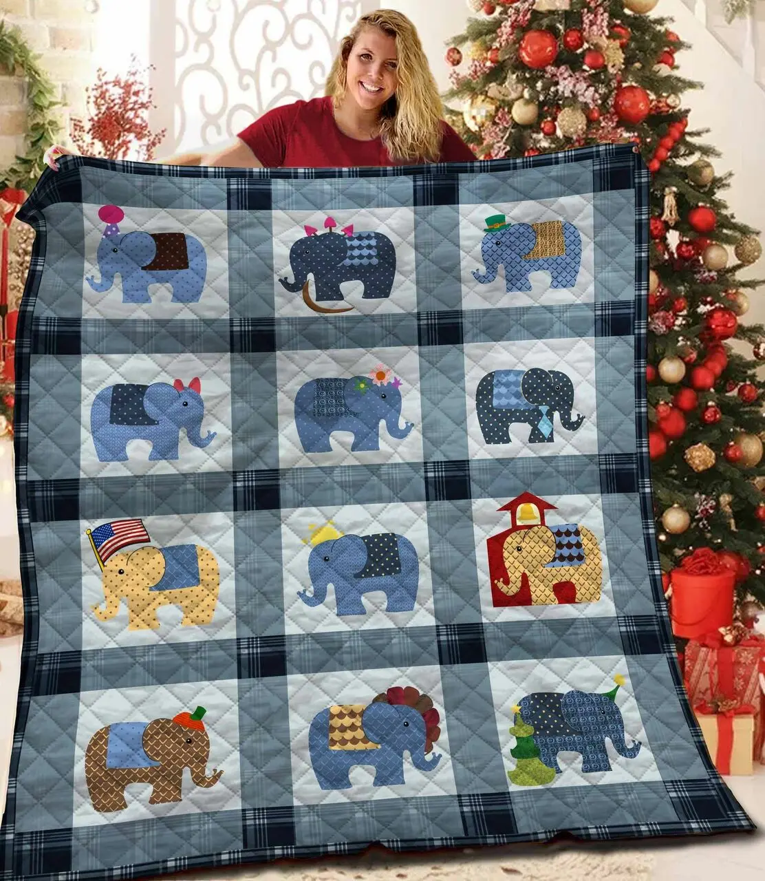 Elephant Quilt Phc and Home Decor