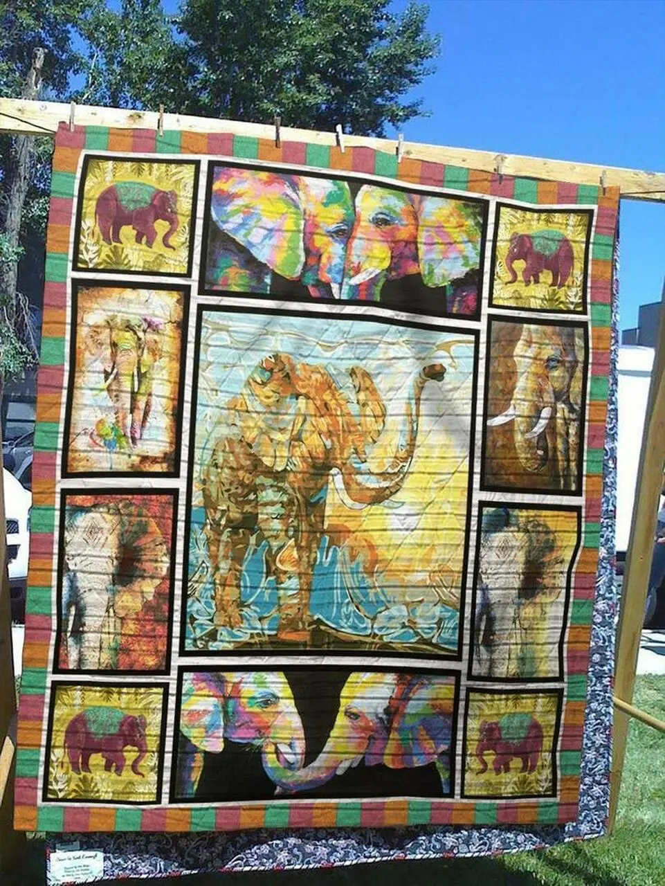 Elephant Sm090521 Quilt Blanket and Home Decor