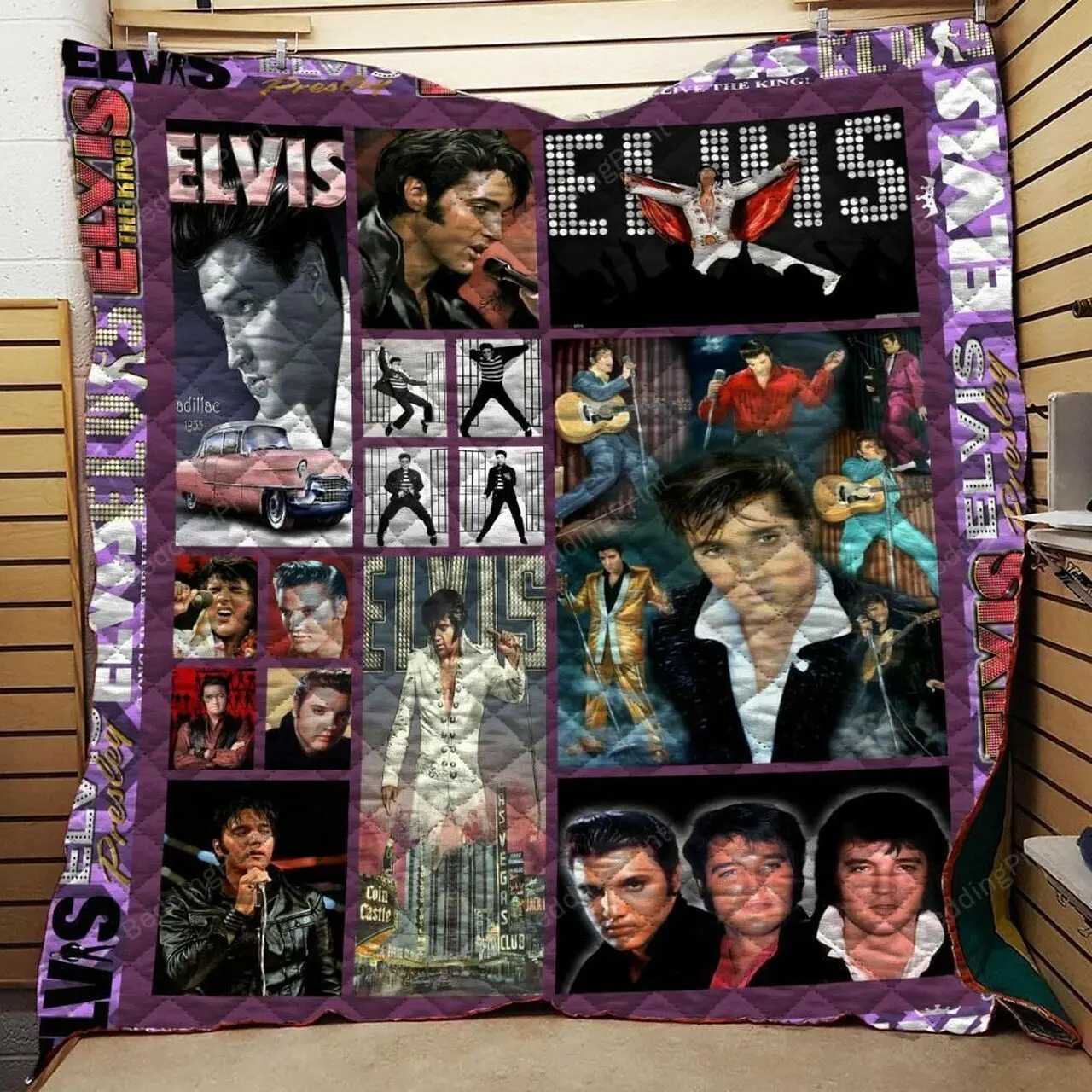 Elvis Presley Quilt Blanket and Home Decor