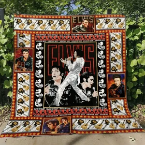 Elvis Presley V5 Quilt Blanket and Home Decor