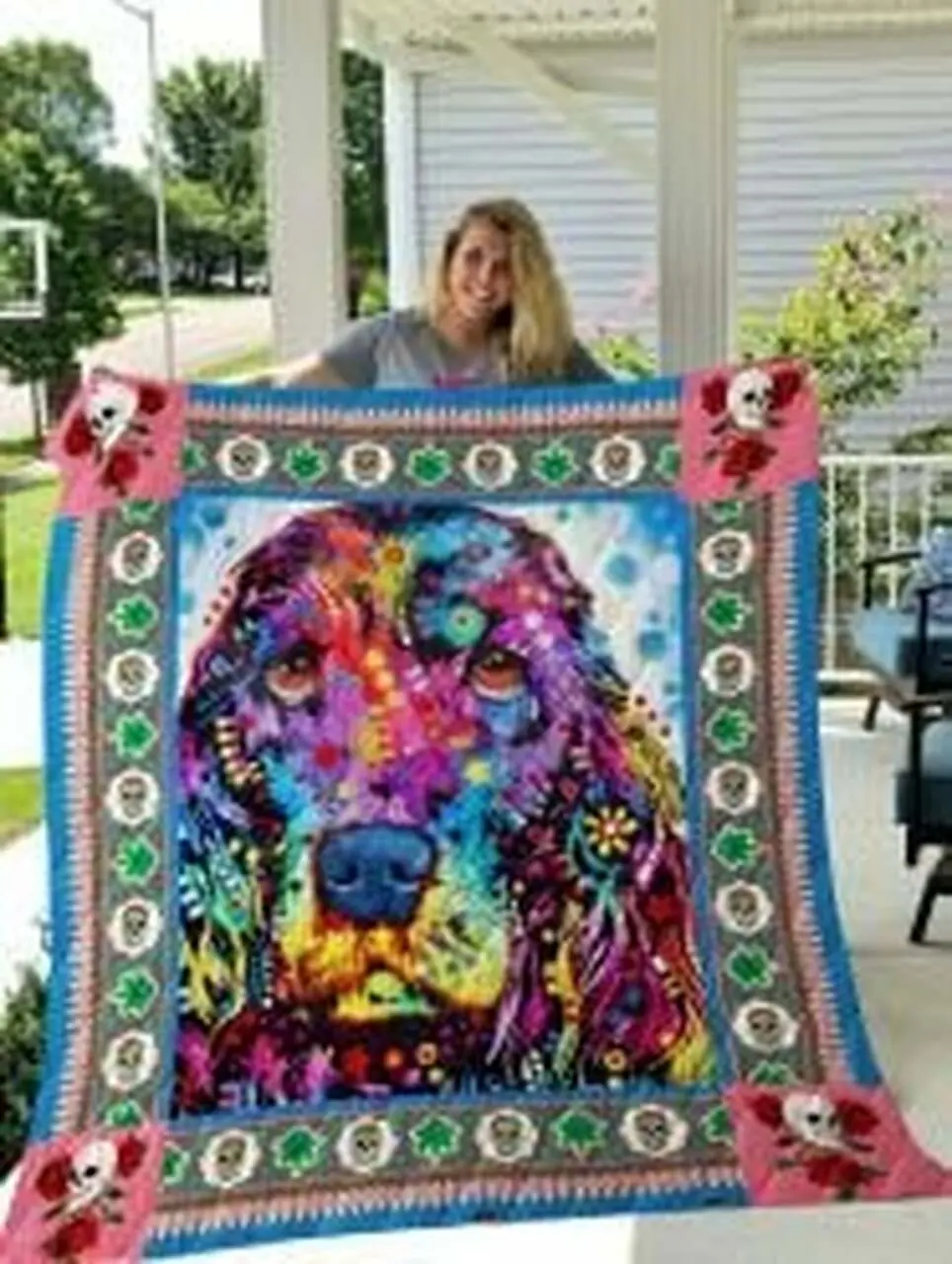 English Cocker Spaniel Quilt Blanket Luk1Wh Dhc0301795Dd and Home Decor