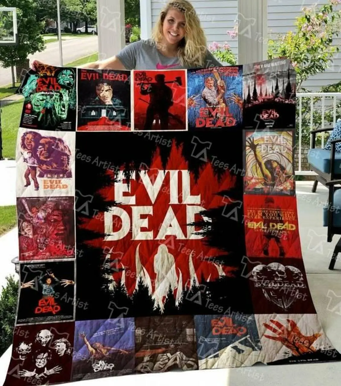 Evil Dead Quilt Blanket Limited Quilt Blanket and Home Decor