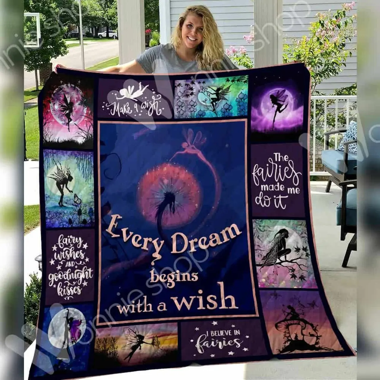 Fairy Quilt Blanket Dhc0602980Td and Home Decor
