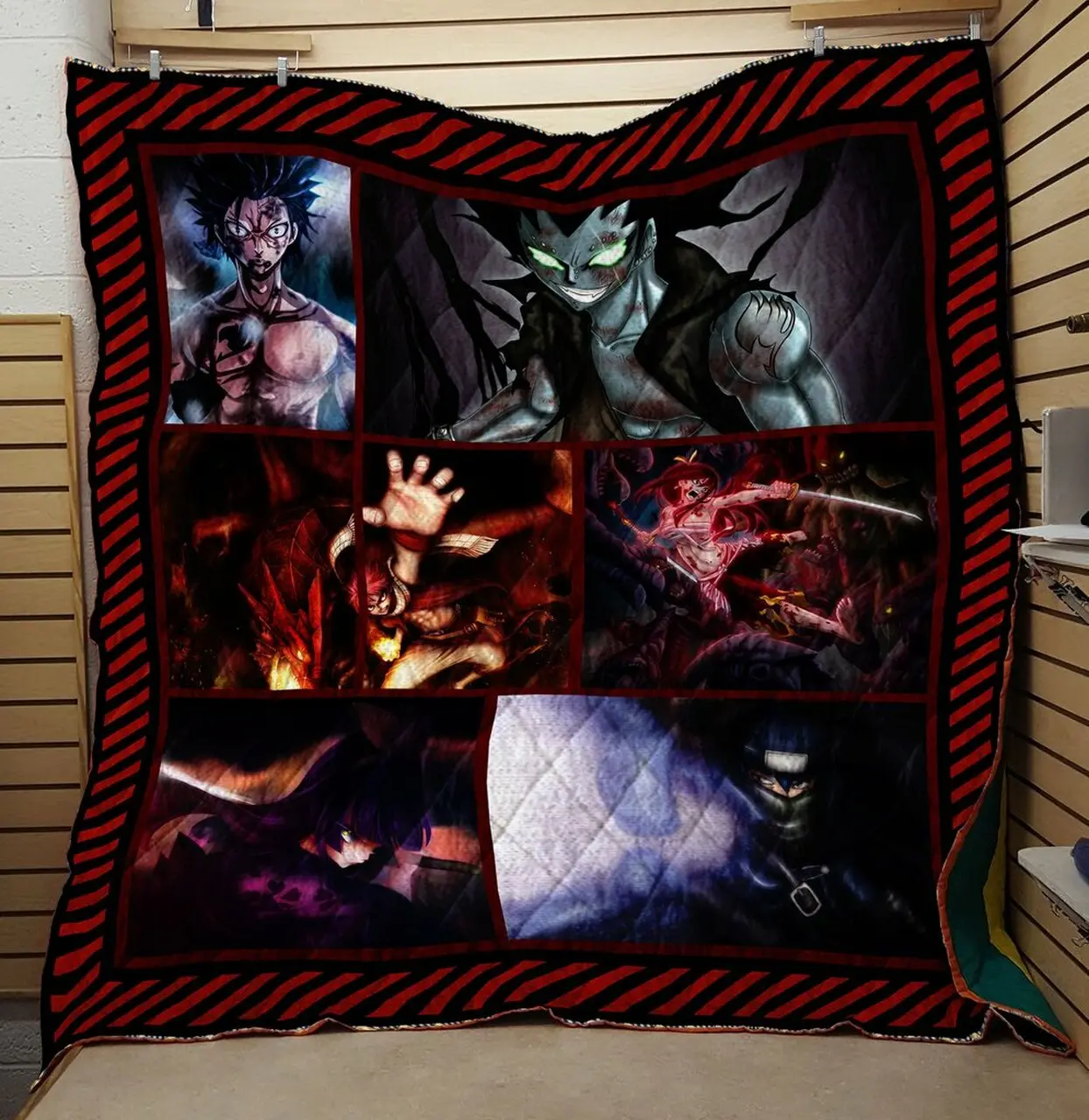 Fairy Tail Fight Quilt V9 Quilt and Home Decor
