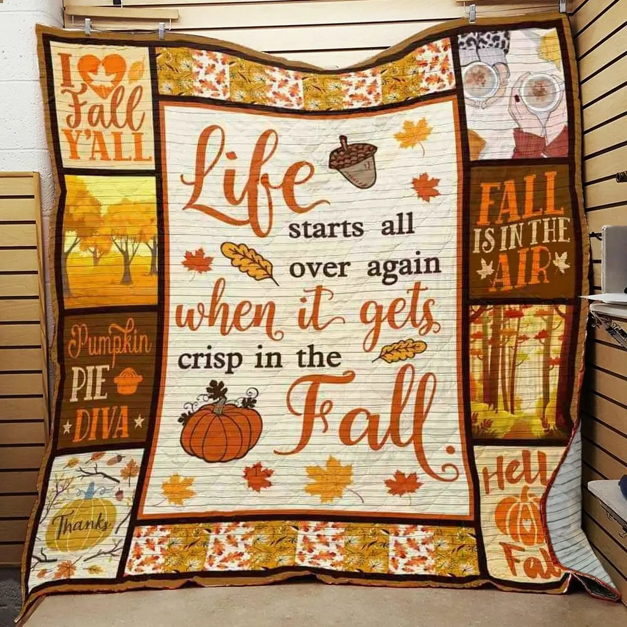 Fall Quilt Blanket ABC07112463 and Home Decor