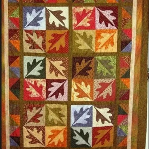 Falling Leaves Cla2210180Q Quilt Blanket and Home Decor