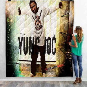 Famous Rapper Yung Joc N 3D Customized Personalized Quilt Blanket and Home Decor