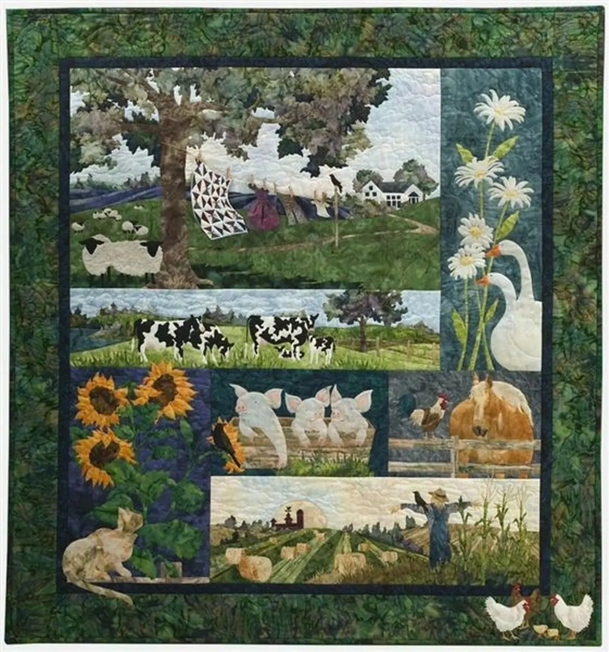 Farm Cla200685 Quilt Blanket and Home Decor